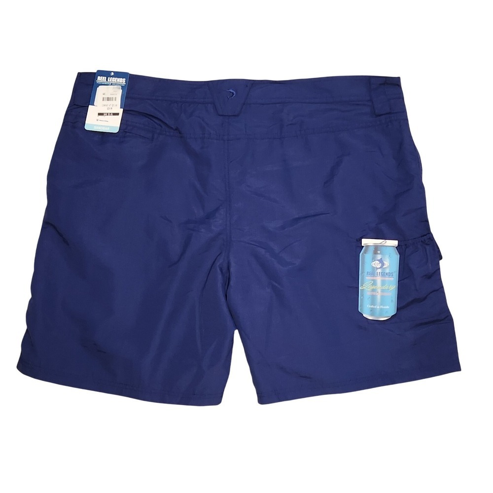 44 Shorts Blue Reel Legends Sandbar New